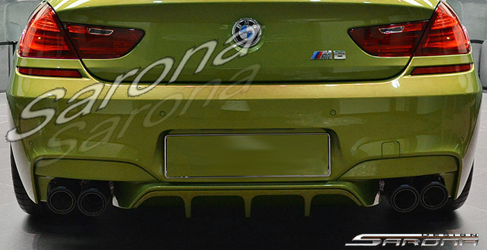 Custom BMW 6 Series  Coupe, Convertible & Sedan Rear Add-on Lip (2012 - 2019) - $450.00 (Part #BM-030-RA)
